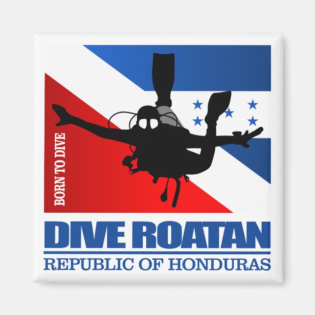 Dive Roatan DF2 Magnet (Front)