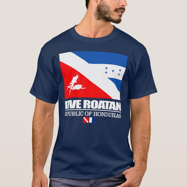 Dive Roatan (sq) T-Shirt (Front)