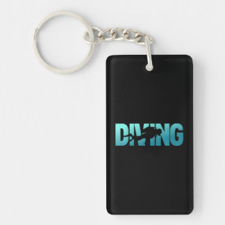 Dive Scuba Diver Diving Scuba Snorkelling Ocean Key Ring
