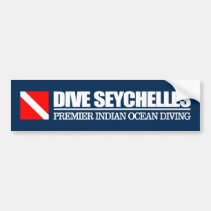 Dive Seychelles (sq) Bumper Sticker