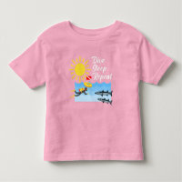 Dive Sleep Repeat Design - Toddler Fine Jersey T-S
