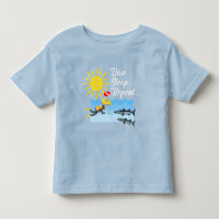 Dive Sleep Repeat Design - Toddler Fine Jersey T-S