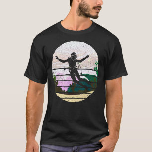 Dive Swimming Scuba Diver Underwater Retro Ocean D T-Shirt