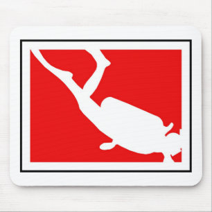 Dive Symbol Mouse Pad