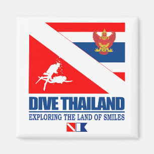 Dive Thailand (sq) Magnet