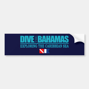 Dive The Bahamas Bumpersticker Bumper Sticker