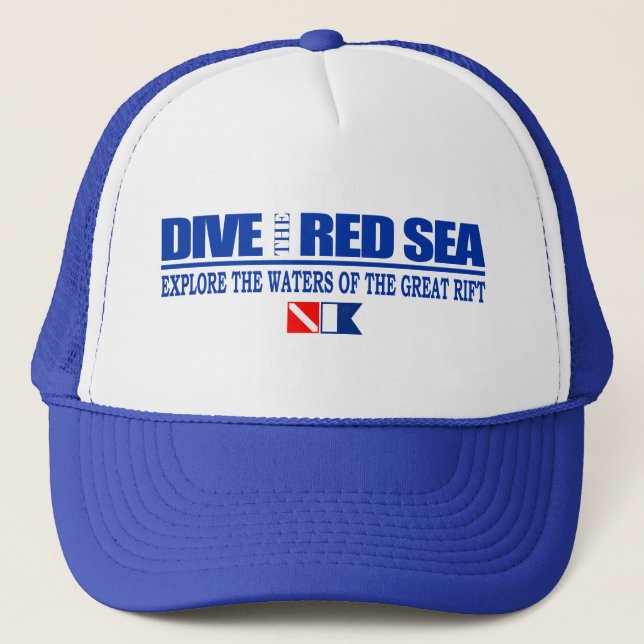 Dive The Red Sea Trucker Hat (Front)