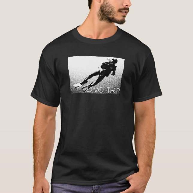 Dive Trip Dark T-shirt (Front)