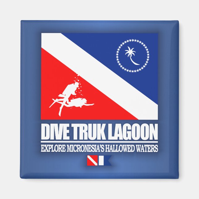 Dive Truk Lagoon Magnet (Front)