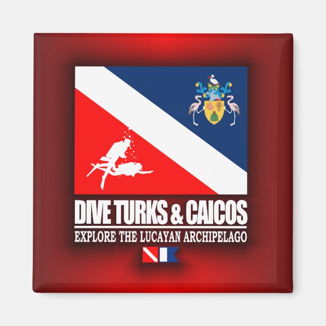 Dive Turks & Caicos Magnet (Front)