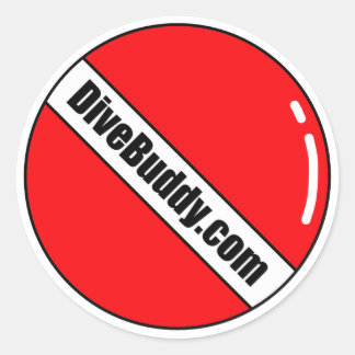 DiveBuddy.com Round Sticker