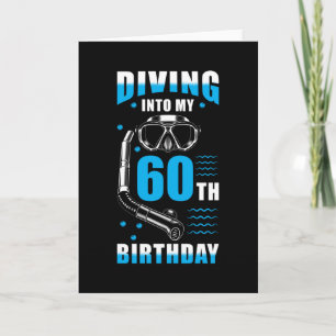 Diver 60th Birthday Gift Card