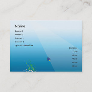 Diver - Chubby Business Card