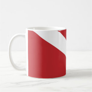 Diver Down Flag Coffee Mug