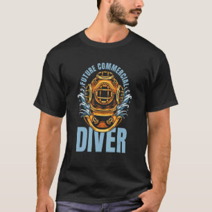 Diver Future Dive Scuba  Snorkeling Commercial Div T-Shirt