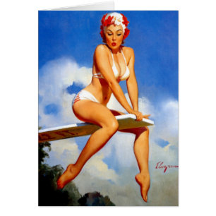Diver Pin Up