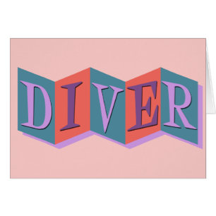 Diver (retro sign)
