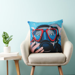 Diver’s Surprise – Underwater Adventure Cushion