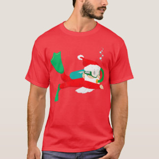 Diver Santa Claus Scuba Diving Christmas Gift 1 T-Shirt