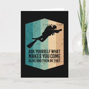 Diver Sayings Scuba Diver Apparel Dive Instructor Card