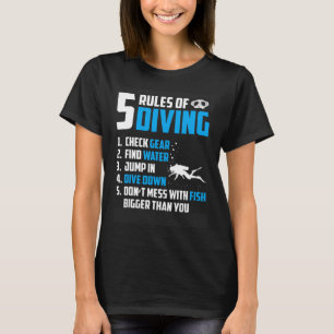 Diver Snorkelling Diving Sport Vacation 2 T-Shirt