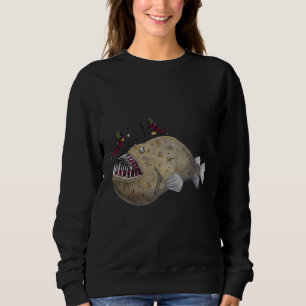 Divers Changing Light Bulb On Angler Fish Sweatshirt