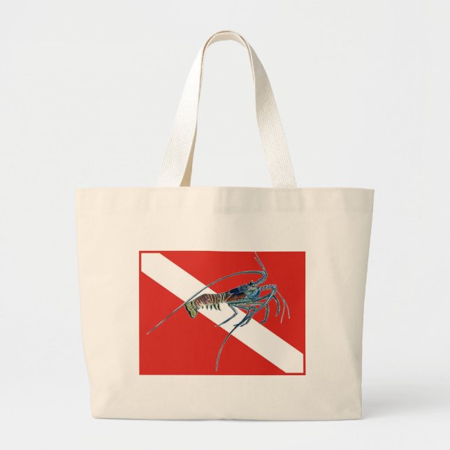 Divers Den Special Collection Large Tote Bag (Front)