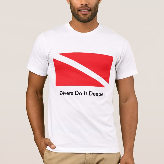 Divers Do It Deeper 2 T-Shirt (Front)