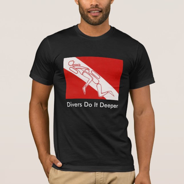 Divers Do It Deeper T-Shirt (Front)