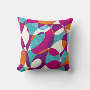Diverse colours, vintage pattern collection. cushion