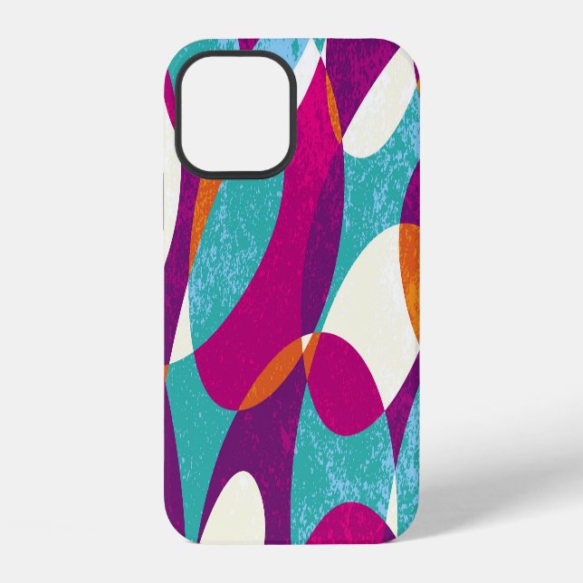Diverse colours, vintage pattern collection. iPhone case (Back)