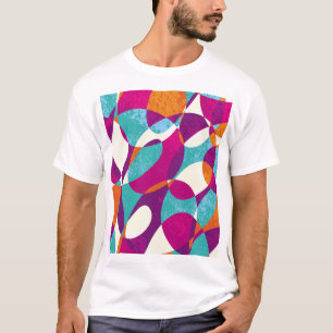 Diverse colours, vintage pattern collection. T-Shirt