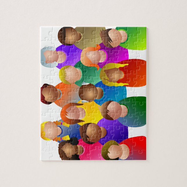 Diverse Community Jigsaw Puzzle (Vertical)