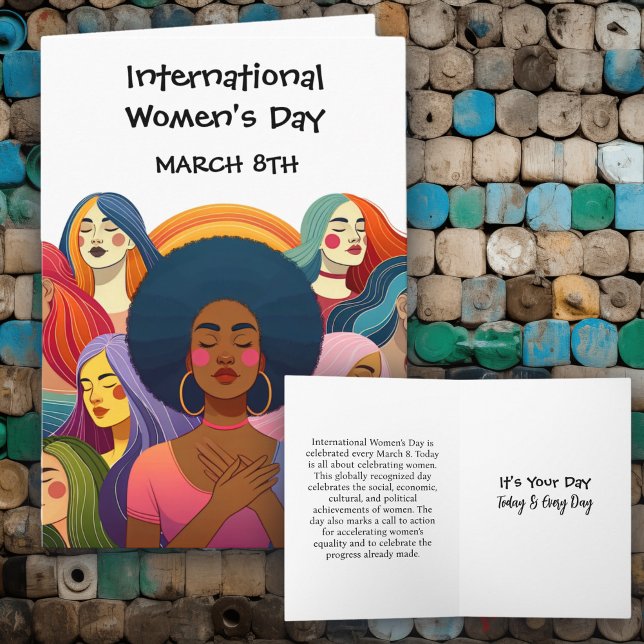 Diverse International Women's Day  Card (Creator Uploaded)