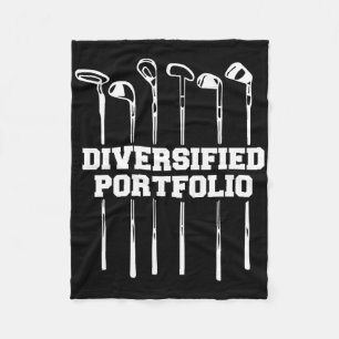 Diversified Portfolio Golf Fleece Blanket