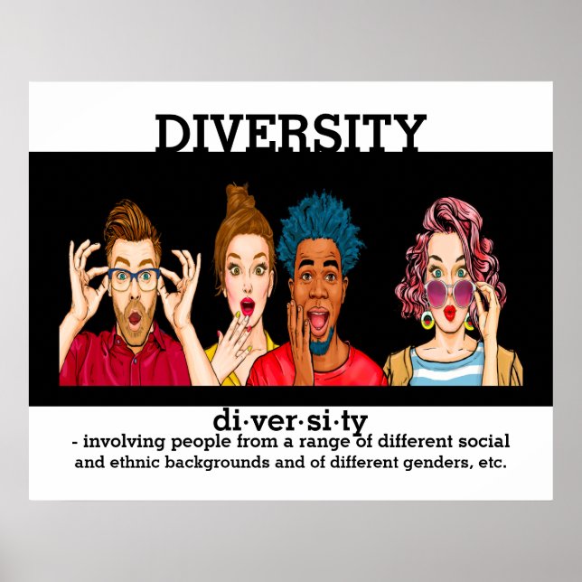 DIVERSITY 2 - Vocabulary  Poster (Front)