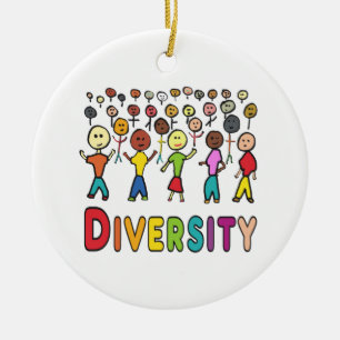 Diversity Ceramic Ornament