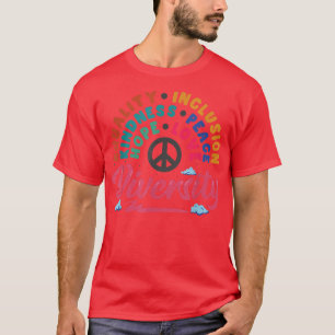 Diversity Equality Love Peace Human Rights Social  T-Shirt