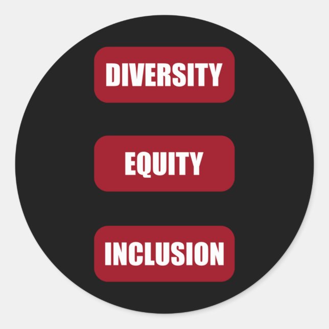Diversity Equity Inclusion Pack Sticker  (Front)