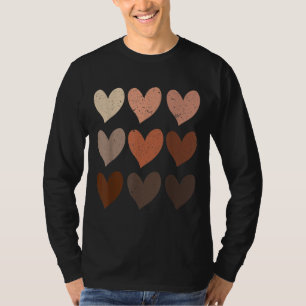 Diversity Hearts Skin Tone Hearts T-Shirt