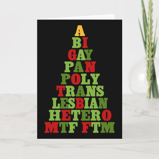 Diversity Holiday Tree Card (Front)