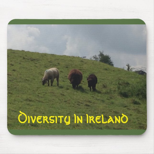 Diversity In Ireland Mousepad Irish (Front)