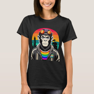 Diversity in Vibration: The Modern-Retro Monkey T-Shirt