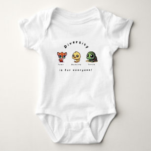 Diversity is for ALL ages Baby Bodysuit