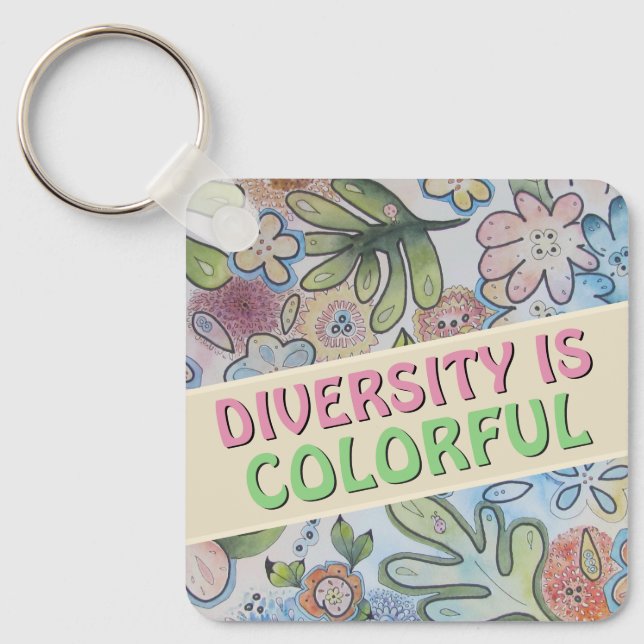 Diversity Matters Key Ring (Front)