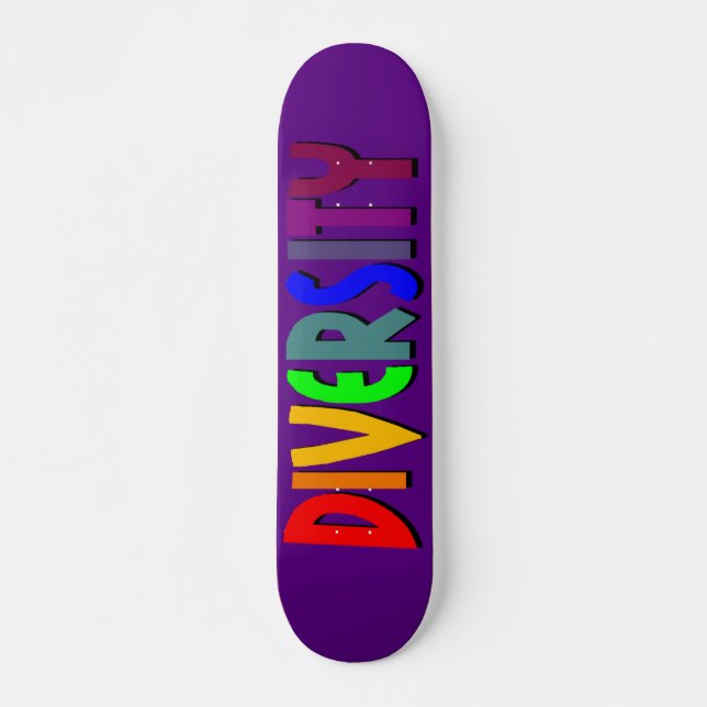 Diversity (Purple) Skateboard (Front)