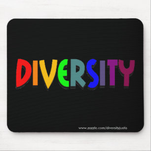 Diversity (Rainbow) Mousepad (horizontal style)
