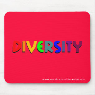 Diversity (Rainbow) Mousepad (vertical style)