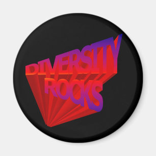 Diversity Rocks Magnet