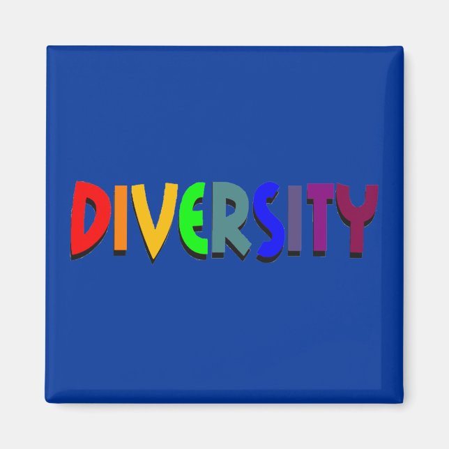 Diversity Square Magnet (Front)